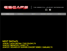 Tablet Screenshot of escaperocks.com